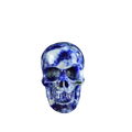 2.2" Sodalite Crystal Skull Carving - Hand Carved Decor