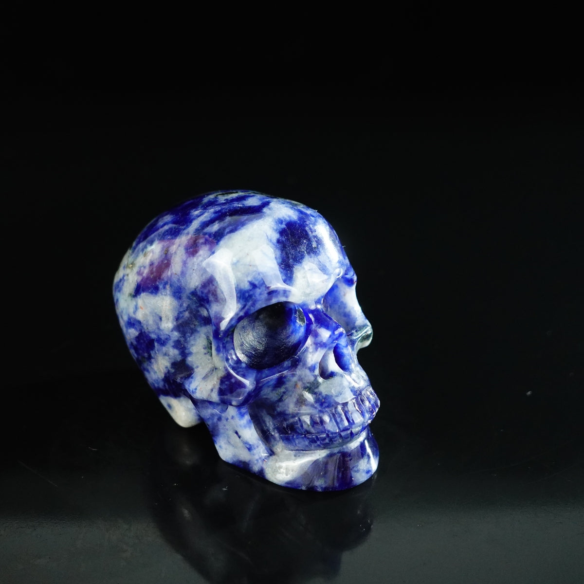 2.2" Sodalite Crystal Skull Carving - Unique Piece #SL05