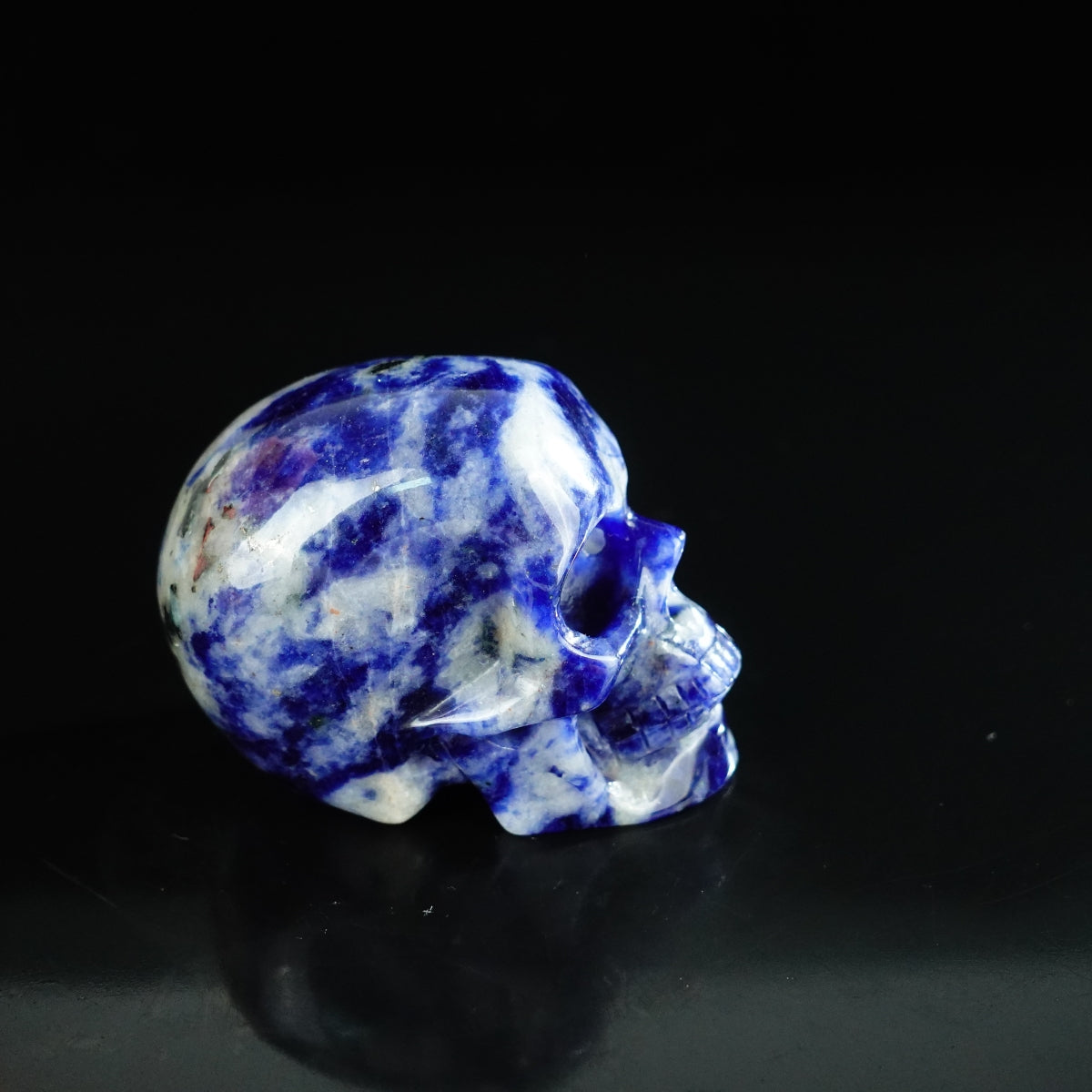 2.2" Sodalite Crystal Skull Carving - Unique Piece #SL05