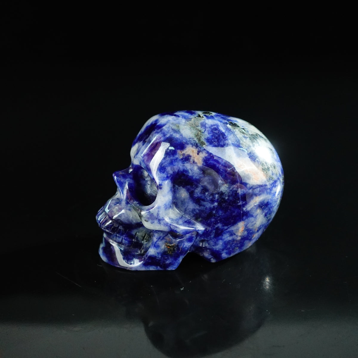 2.2" Sodalite Crystal Skull Carving - Unique Piece #SL05