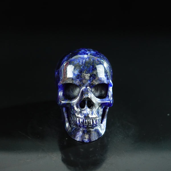 2.2" Sodalite Crystal Skull Carving - Unique Piece #SL06