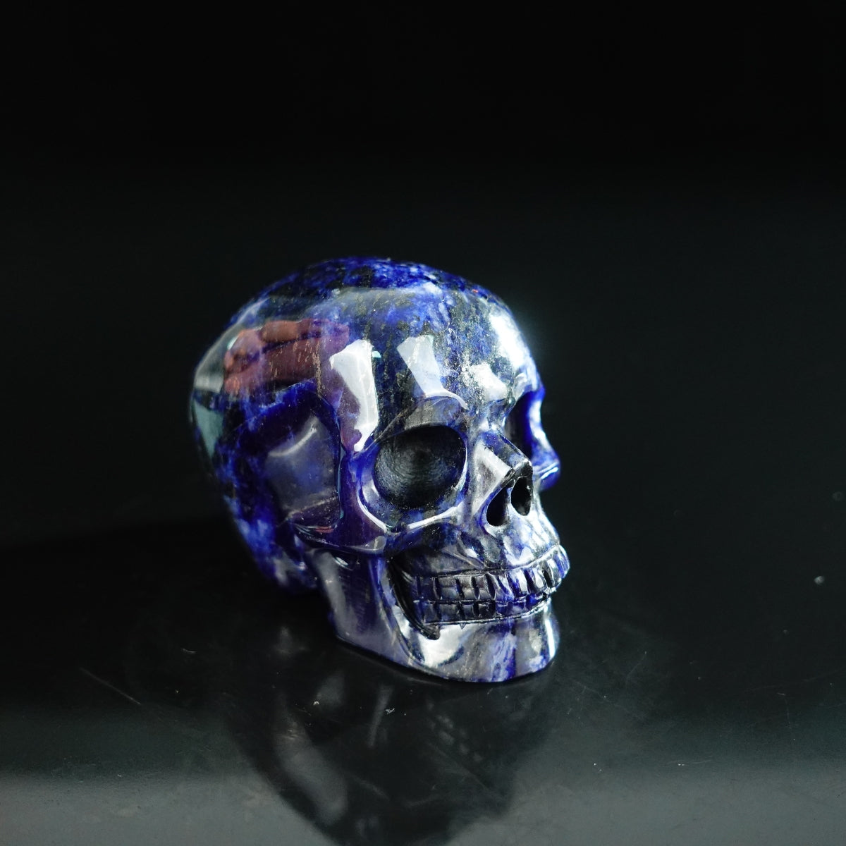 2.2" Sodalite Crystal Skull Carving - Unique Piece #SL06