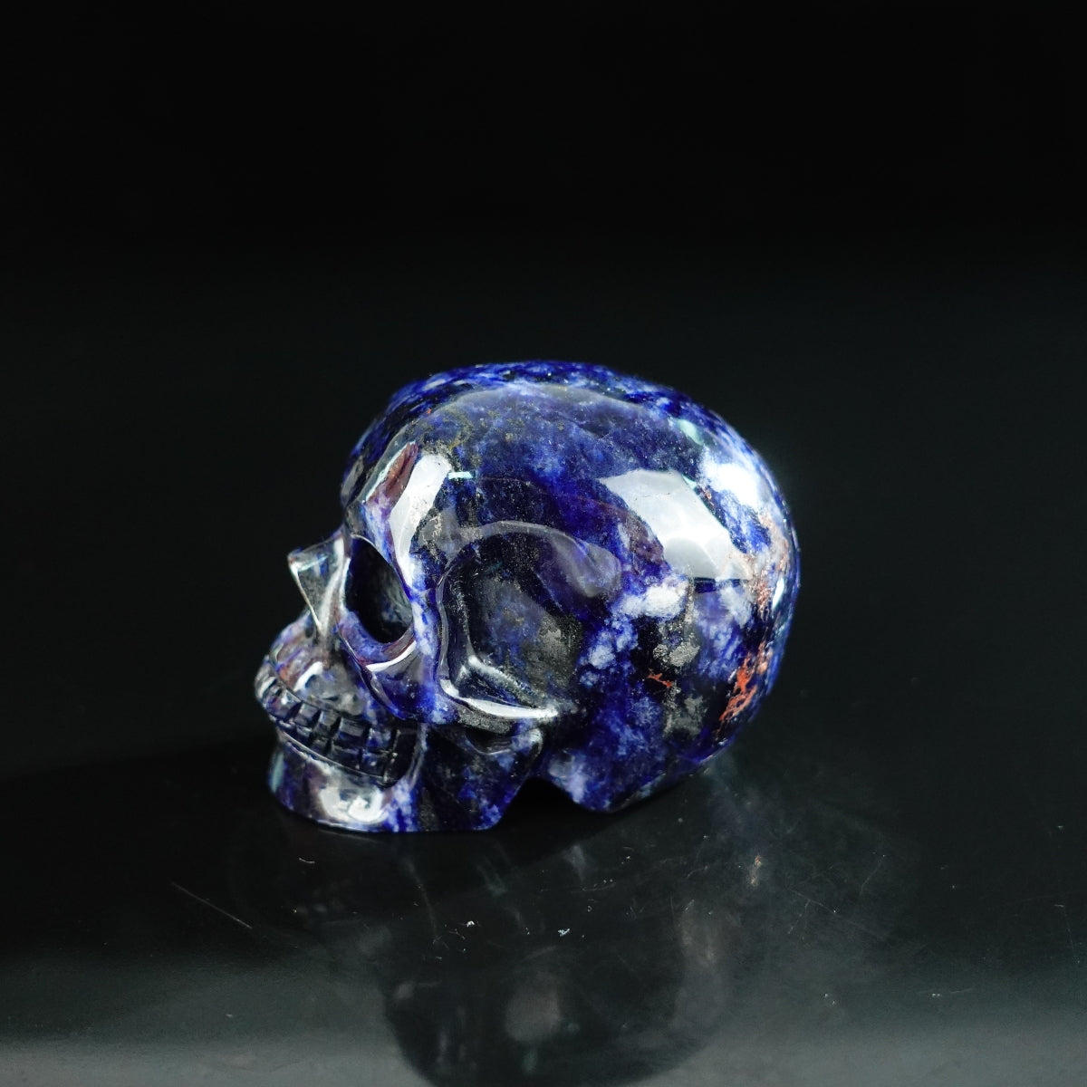 2.2" Sodalite Crystal Skull Carving - Unique Piece #SL06