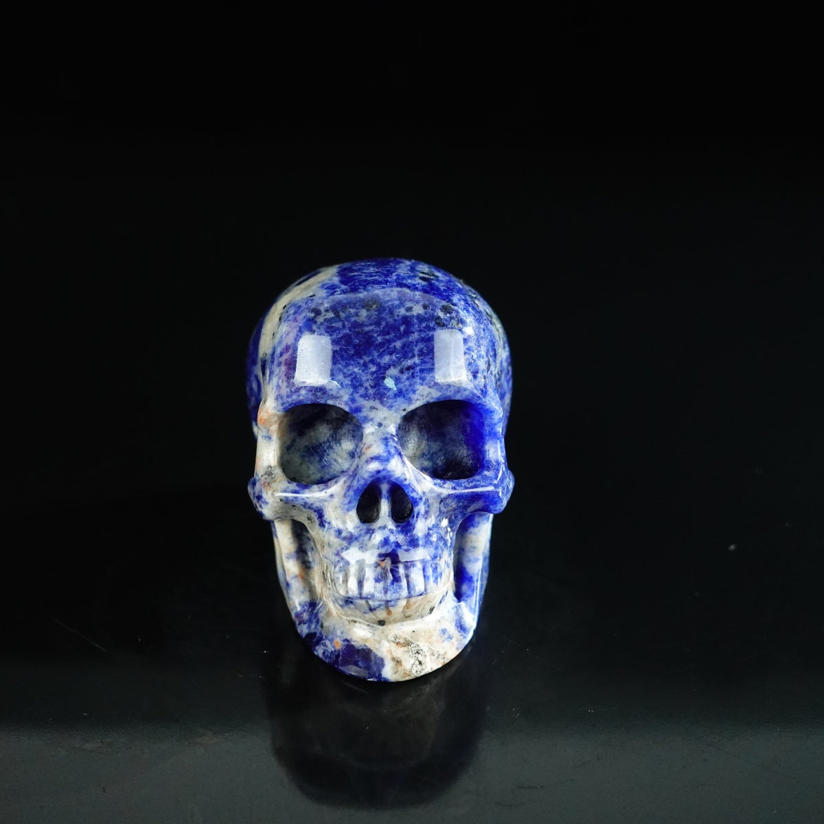 2.2" Sodalite Crystal Skull Carving - Unique Piece #SL07