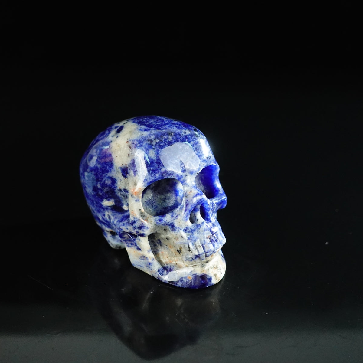 2.2" Sodalite Crystal Skull Carving - Unique Piece #SL07