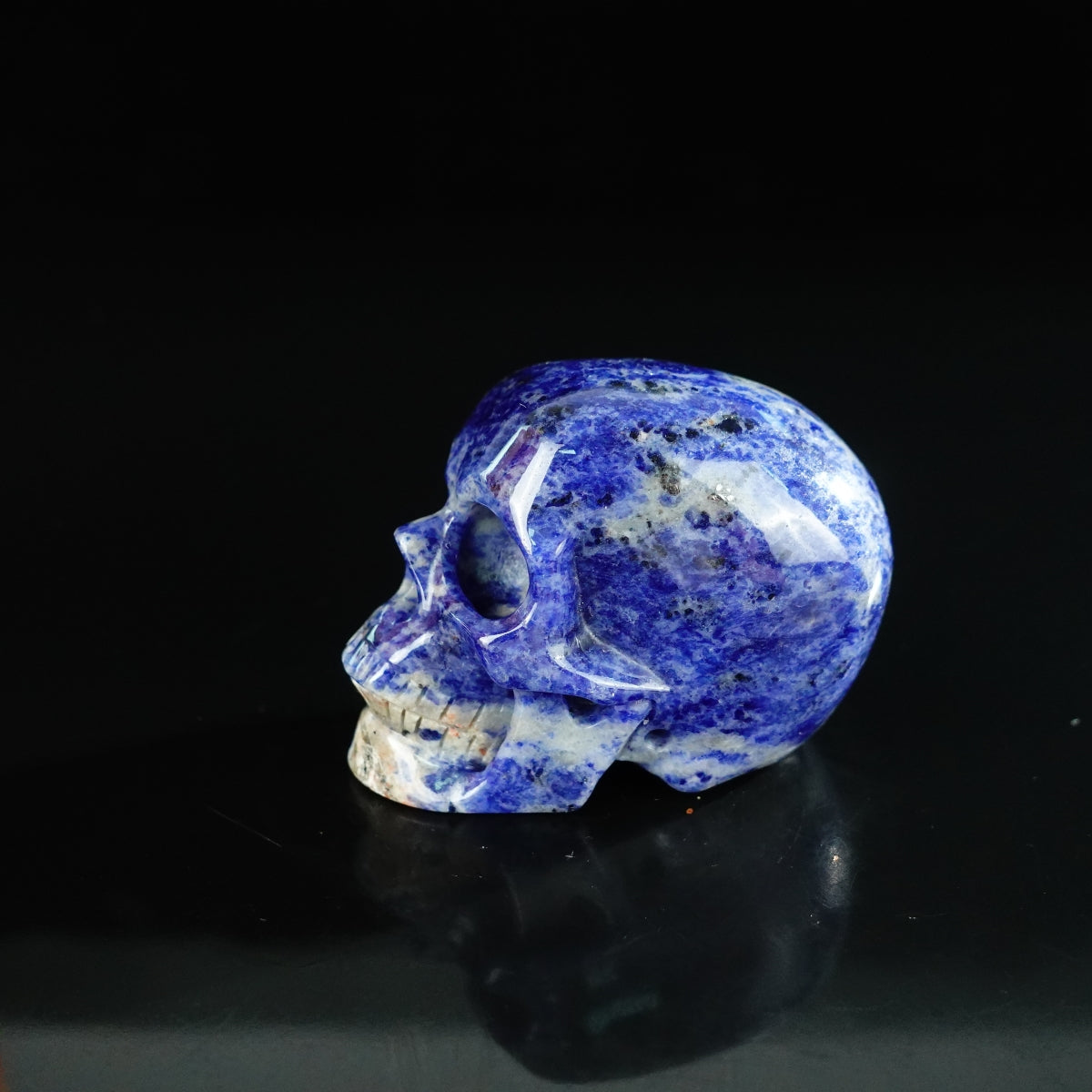 2.2" Sodalite Crystal Skull Carving - Unique Piece #SL07