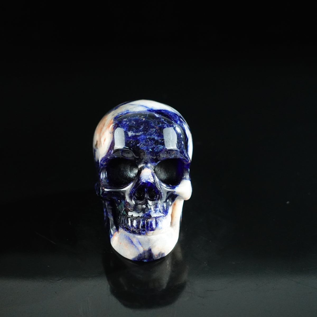 2.2" Sodalite Crystal Skull Carving - Unique Piece #SL08