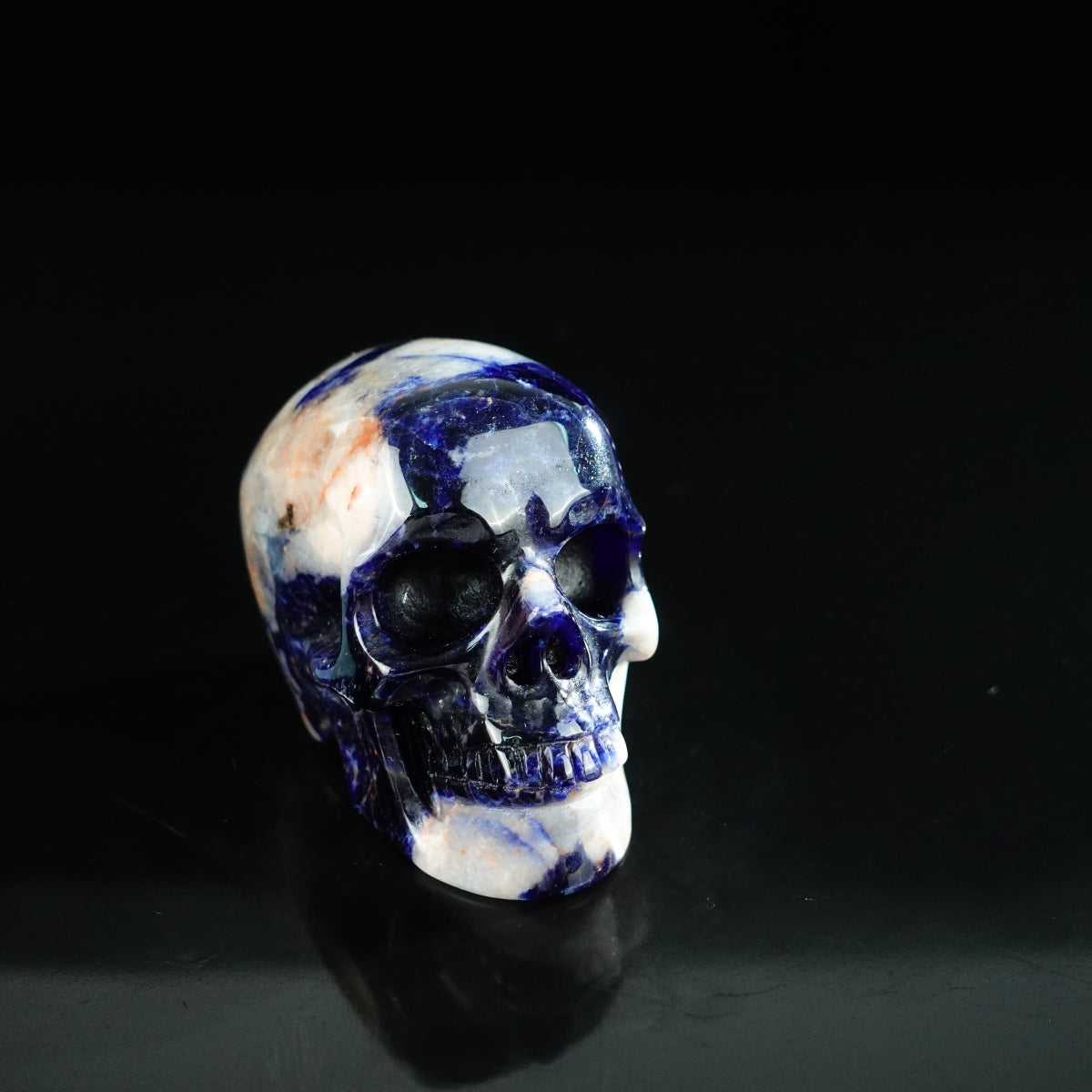 2.2" Sodalite Crystal Skull Carving - Unique Piece #SL08