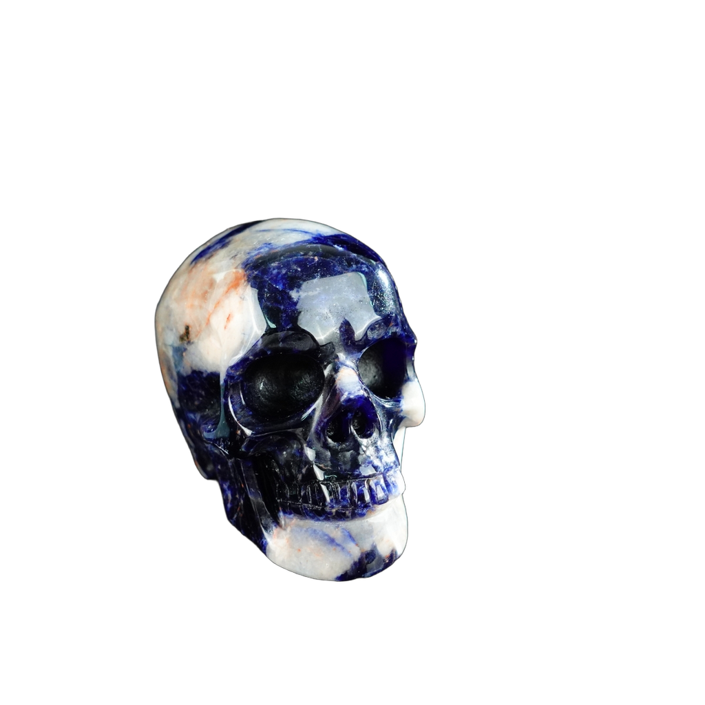 2.2" Sodalite Crystal Skull Carving - Unique Piece #SL08
