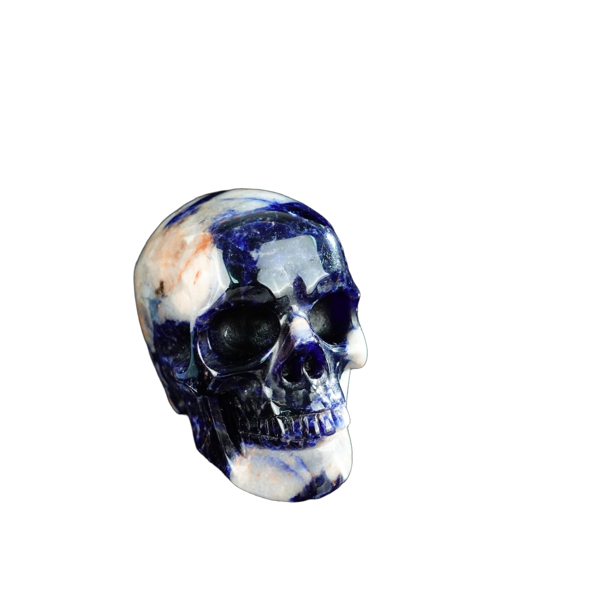 2.2" Sodalite Crystal Skull Carving - Unique Piece #SL08