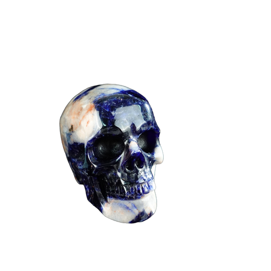 2.2" Sodalite Crystal Skull Carving - Unique Piece #SL08