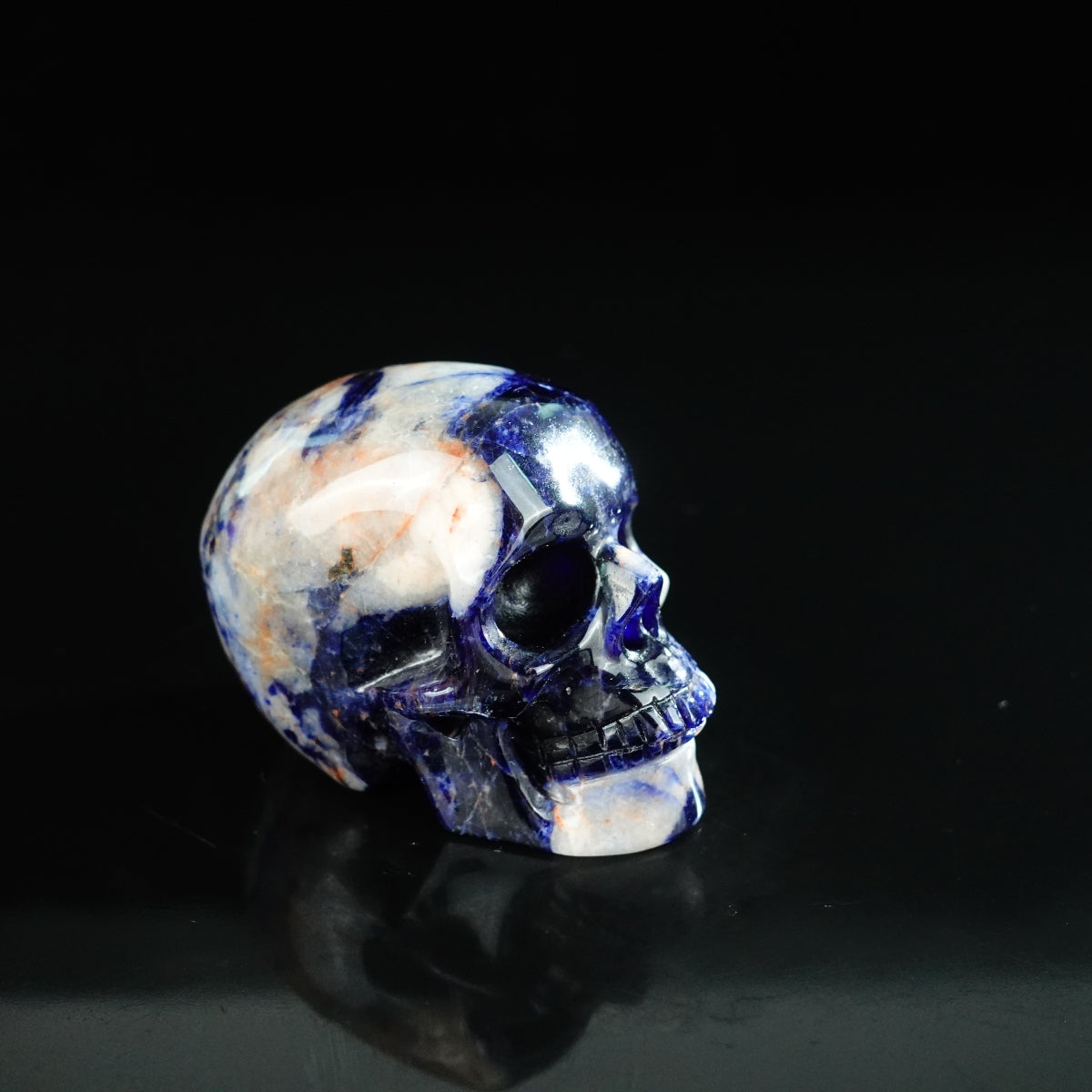 2.2" Sodalite Crystal Skull Carving - Unique Piece #SL08