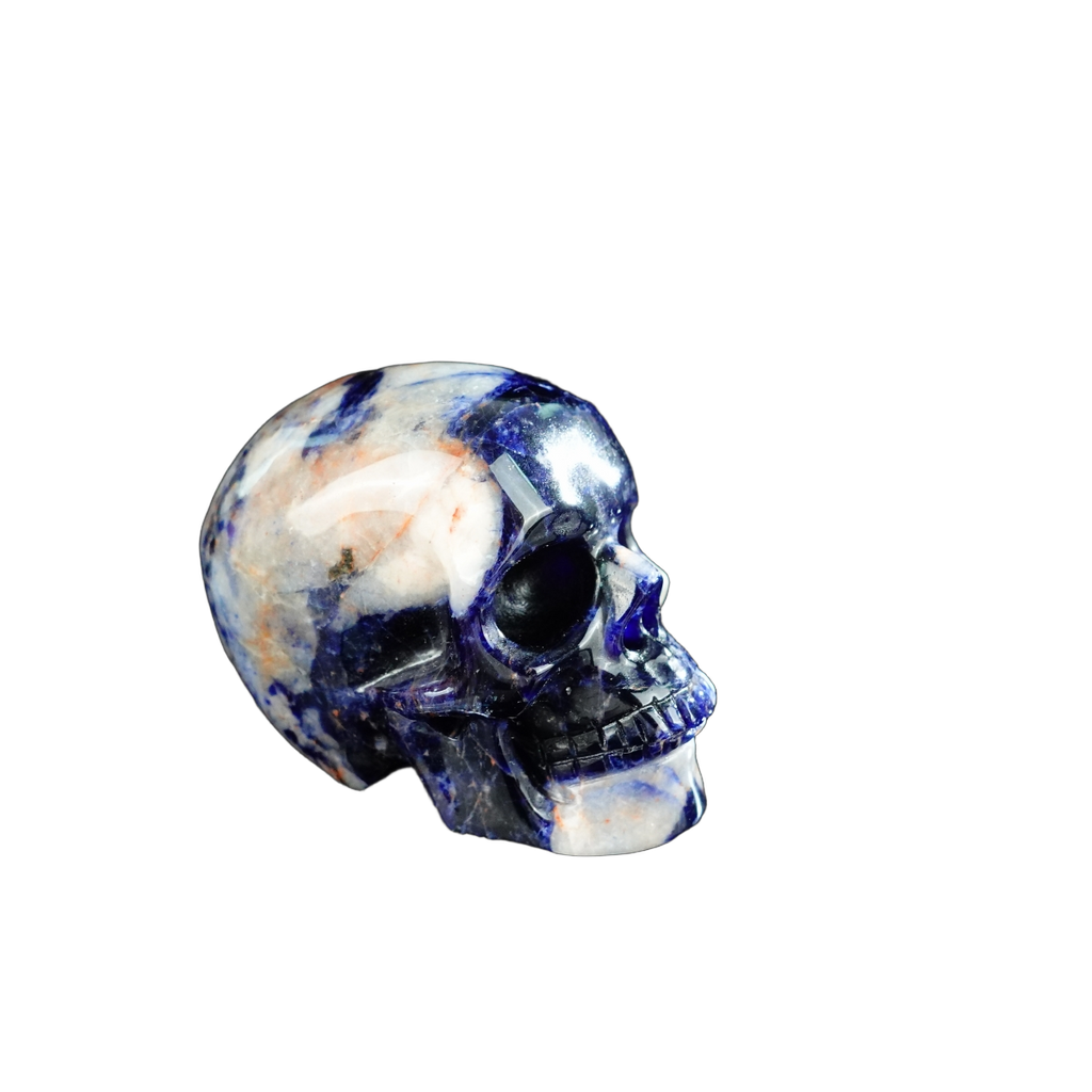 2.2" Sodalite Crystal Skull Carving - Unique Piece #SL08