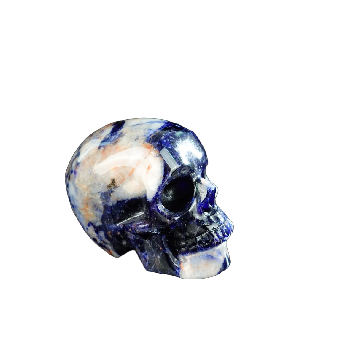 2.2" Sodalite Crystal Skull Carving - Unique Piece #SL08
