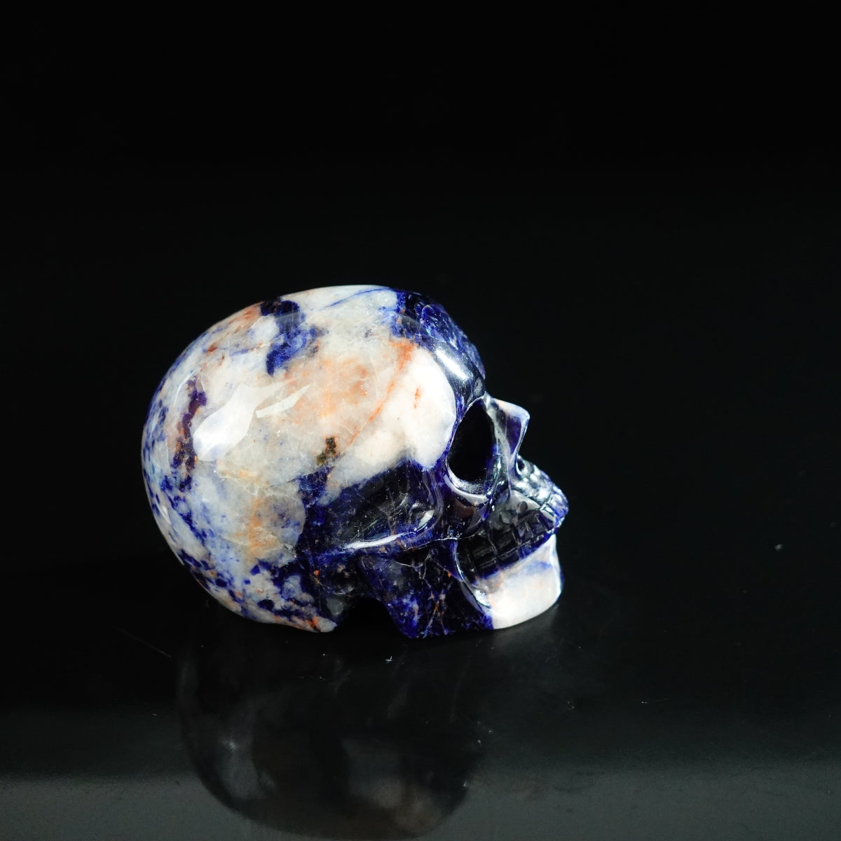 2.2" Sodalite Crystal Skull Carving - Unique Piece #SL08