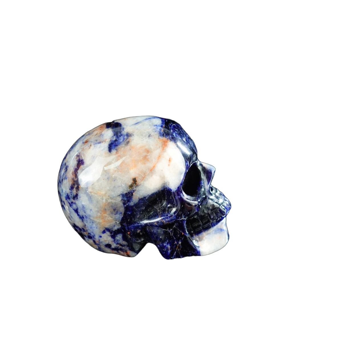 2.2" Sodalite Crystal Skull Carving - Unique Piece #SL08