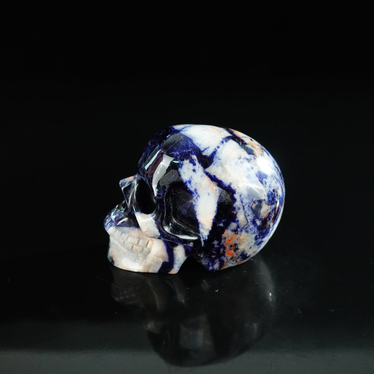 2.2" Sodalite Crystal Skull Carving - Unique Piece #SL08