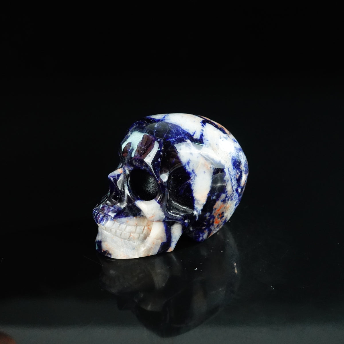 2.2" Sodalite Crystal Skull Carving - Unique Piece #SL08