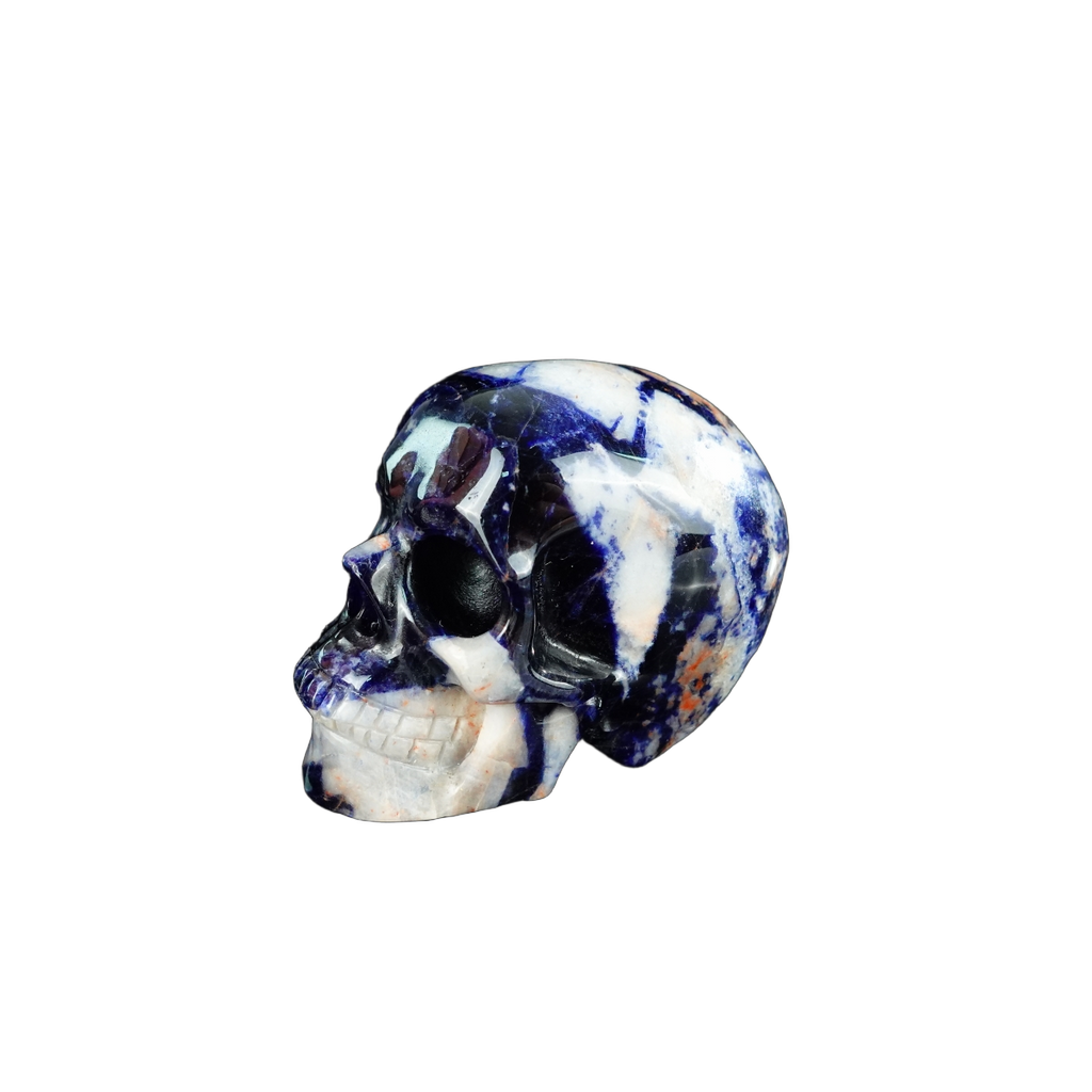 2.2" Sodalite Crystal Skull Carving - Unique Piece #SL08