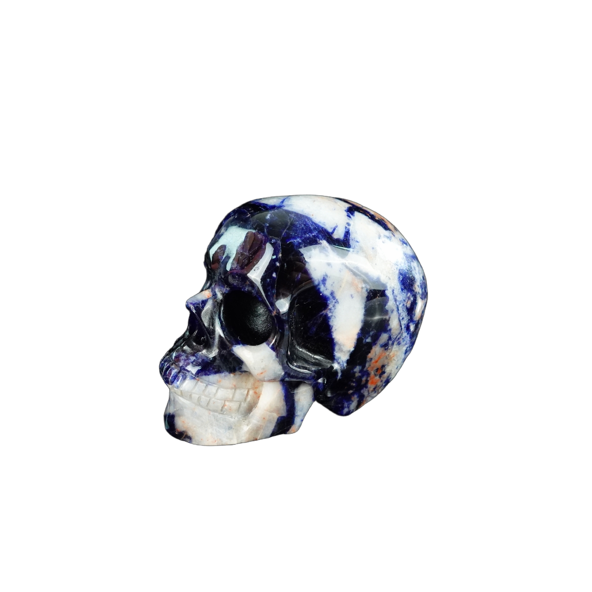 2.2" Sodalite Crystal Skull Carving - Unique Piece #SL08