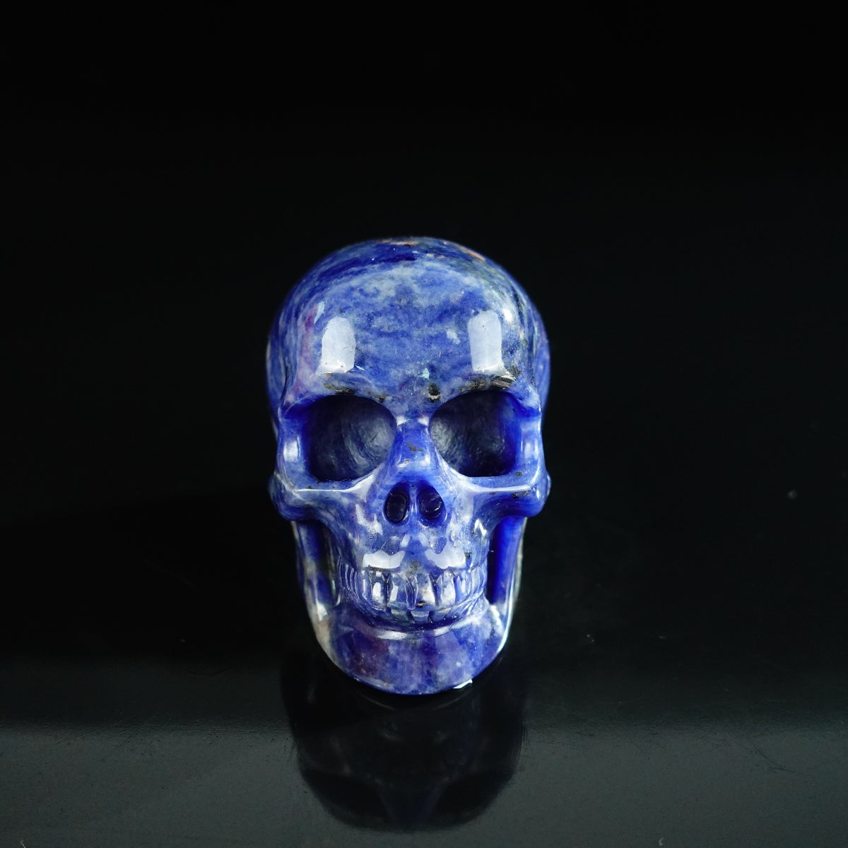 2.2" Sodalite Crystal Skull Carving - Unique Piece #SL09