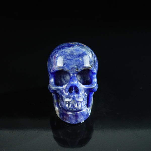 2.2" Sodalite Crystal Skull Carving - Unique Piece #SL09