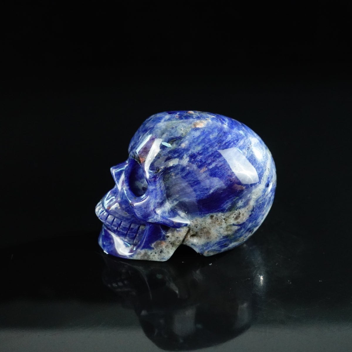 2.2" Sodalite Crystal Skull Carving - Unique Piece #SL09