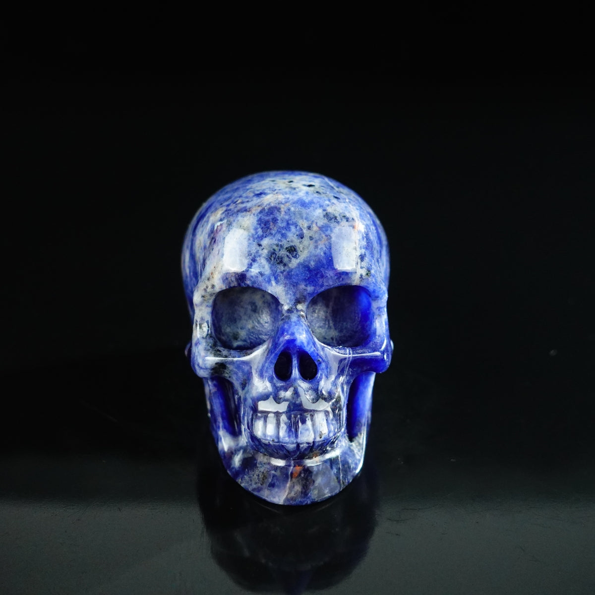 2.2" Sodalite Crystal Skull Carving - Unique Piece #SL10