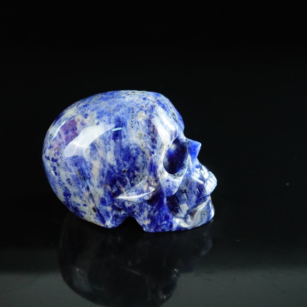 2.2" Sodalite Crystal Skull Carving - Unique Piece #SL10