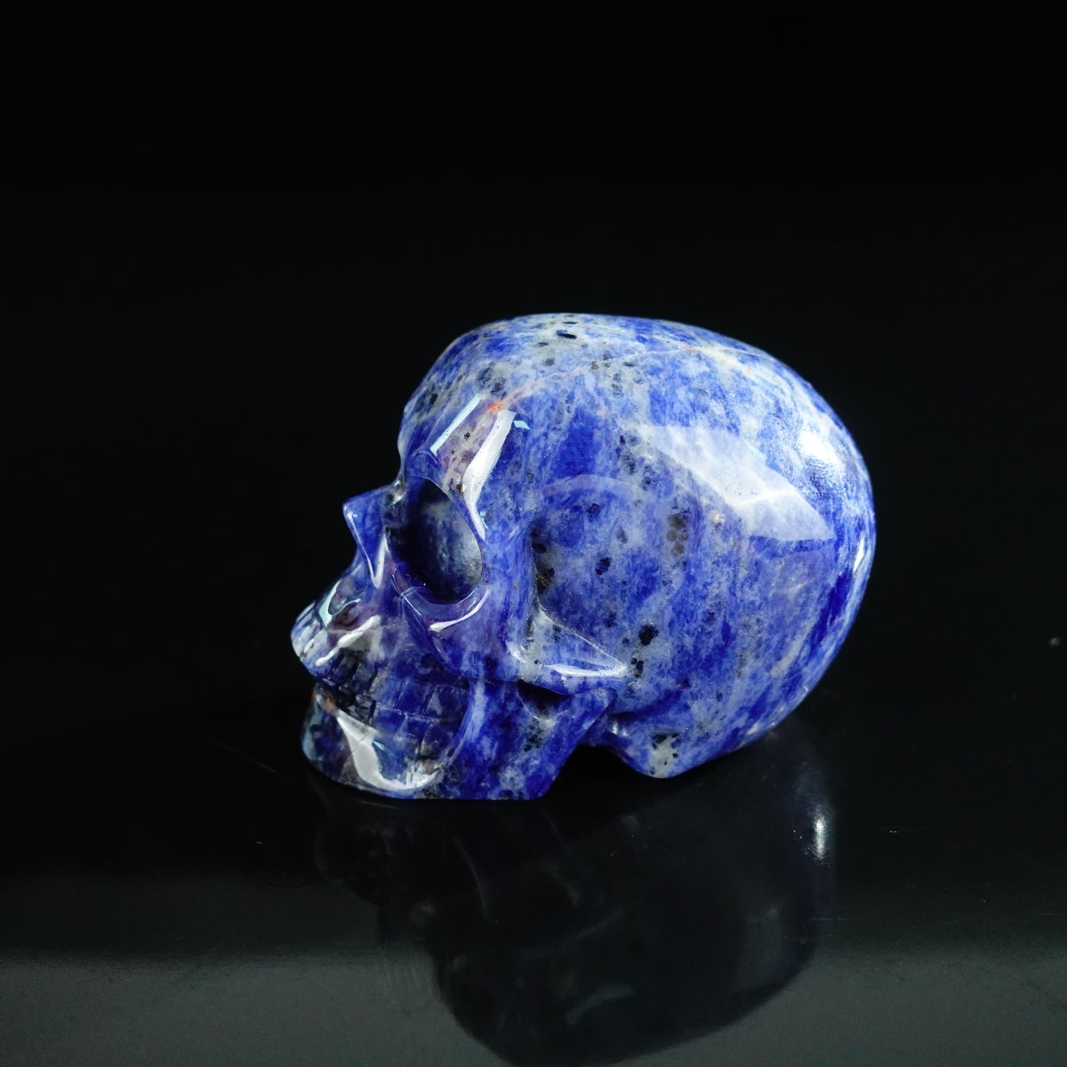 2.2" Sodalite Crystal Skull Carving - Unique Piece #SL10