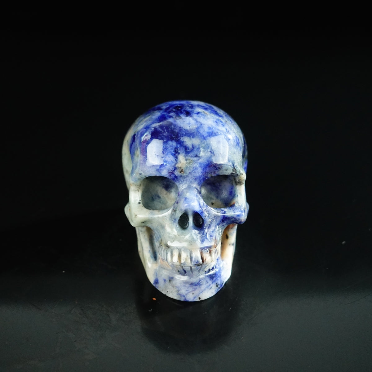 2.2" Sodalite Crystal Skull Carving - Unique Piece #SL11