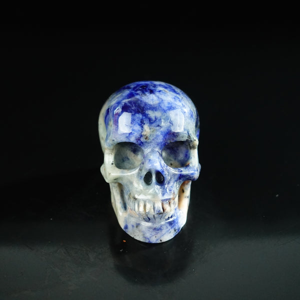 2.2" Sodalite Crystal Skull Carving - Unique Piece #SL11