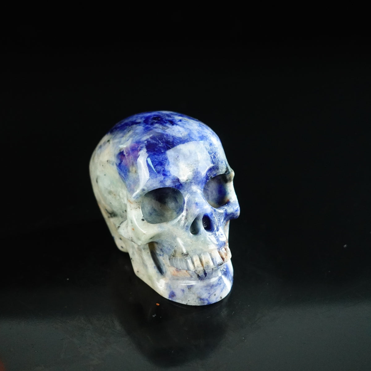 2.2" Sodalite Crystal Skull Carving - Unique Piece #SL11