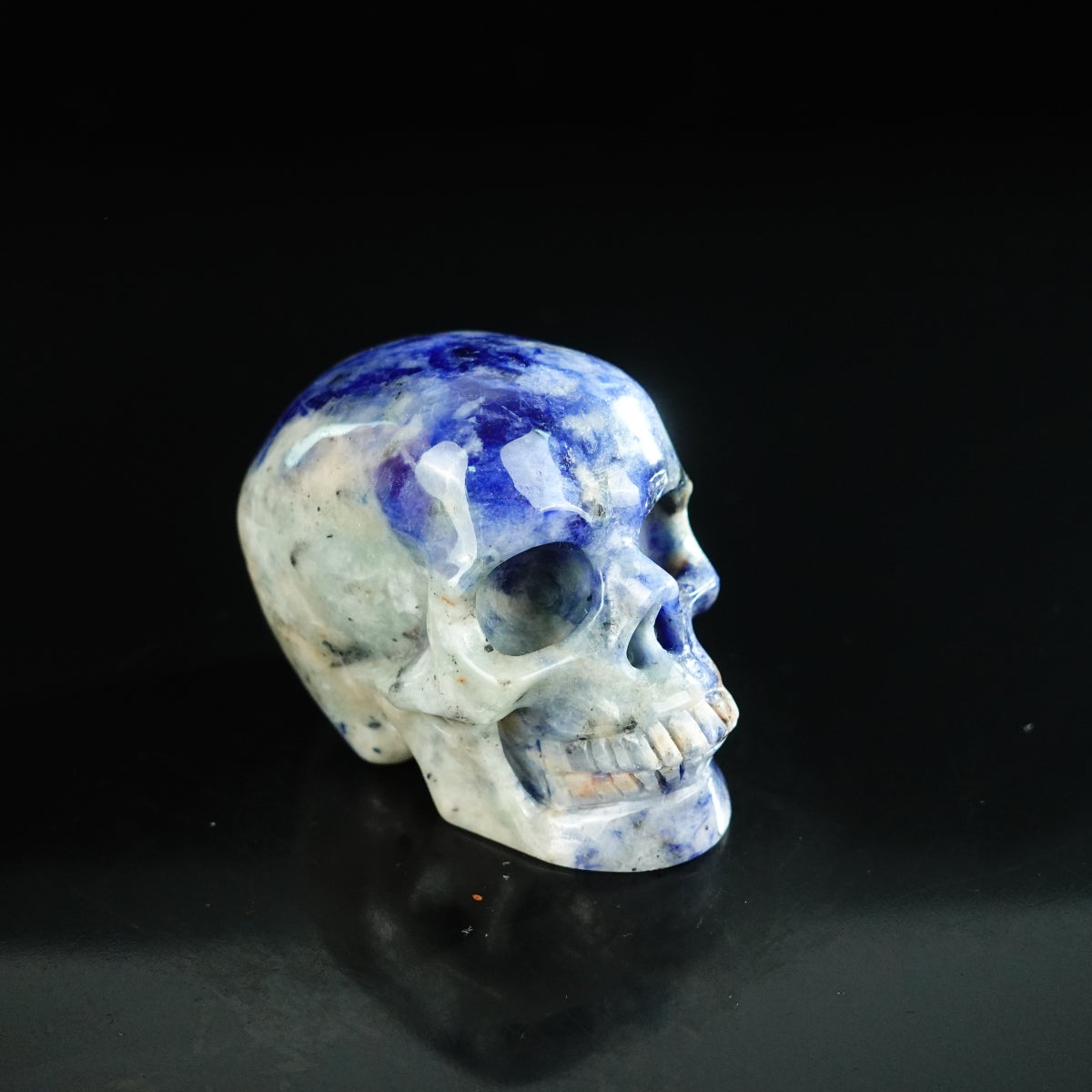 2.2" Sodalite Crystal Skull Carving - Unique Piece #SL11
