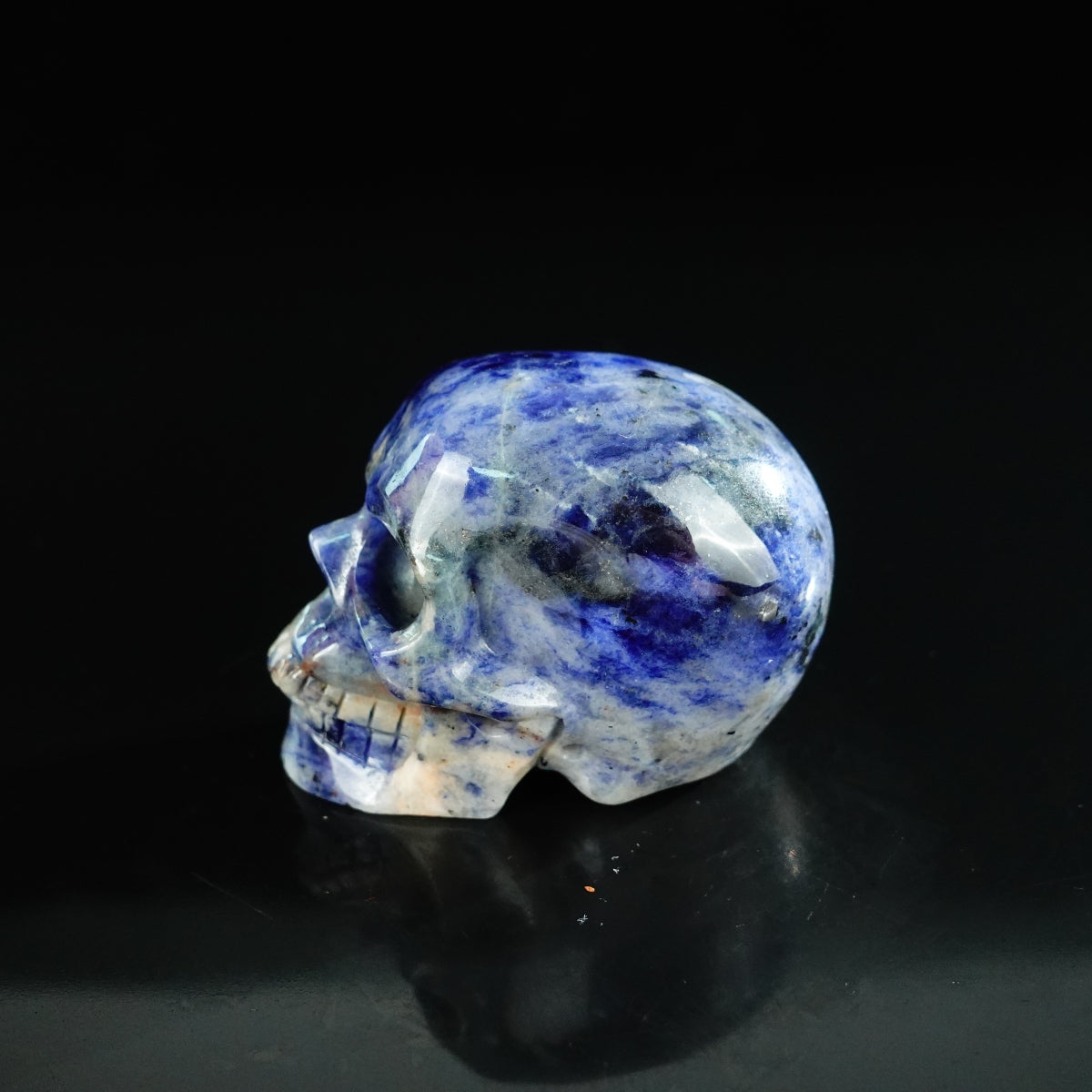 2.2" Sodalite Crystal Skull Carving - Unique Piece #SL11