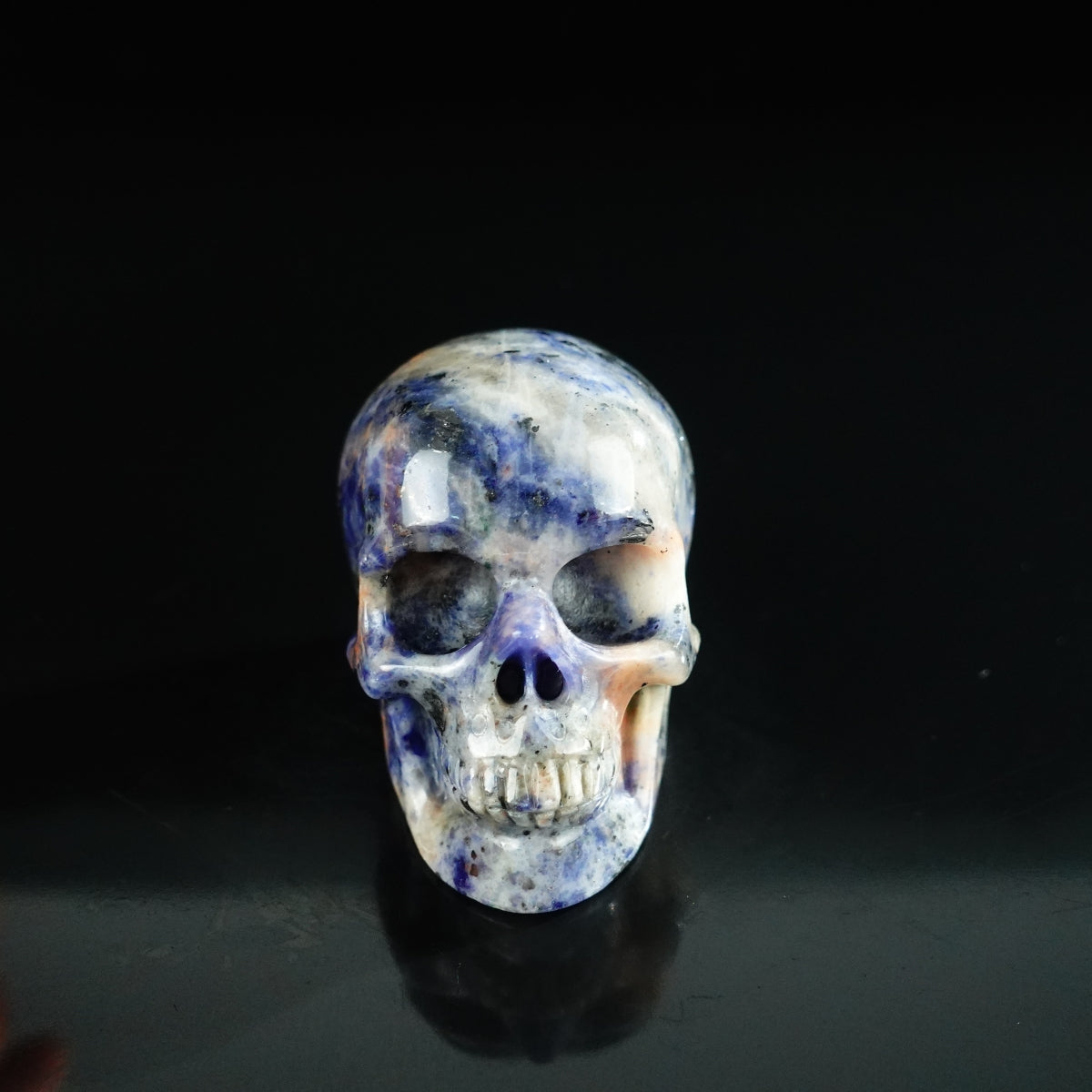 2.2" Sodalite Crystal Skull Carving - Unique Piece #SL12