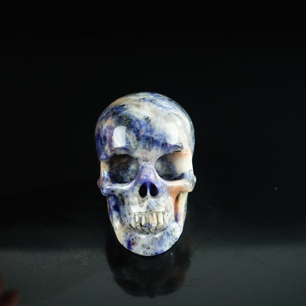 2.2" Sodalite Crystal Skull Carving - Unique Piece #SL12