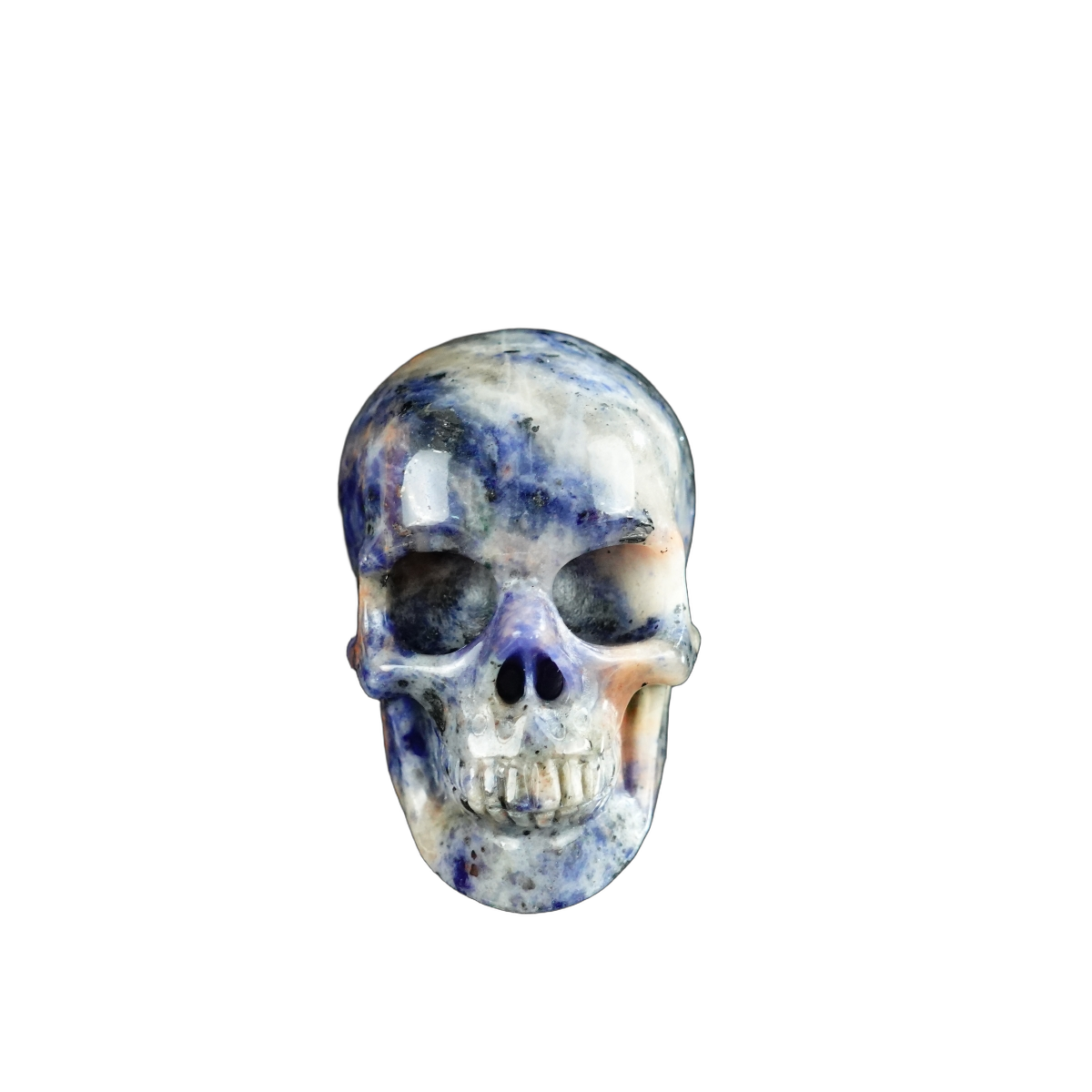2.2" Sodalite Crystal Skull Carving - Unique Piece #SL12