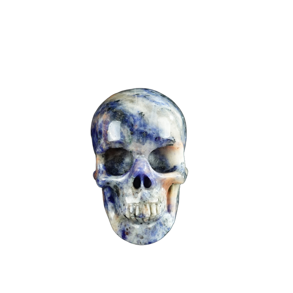 2.2" Sodalite Crystal Skull Carving - Unique Piece #SL12