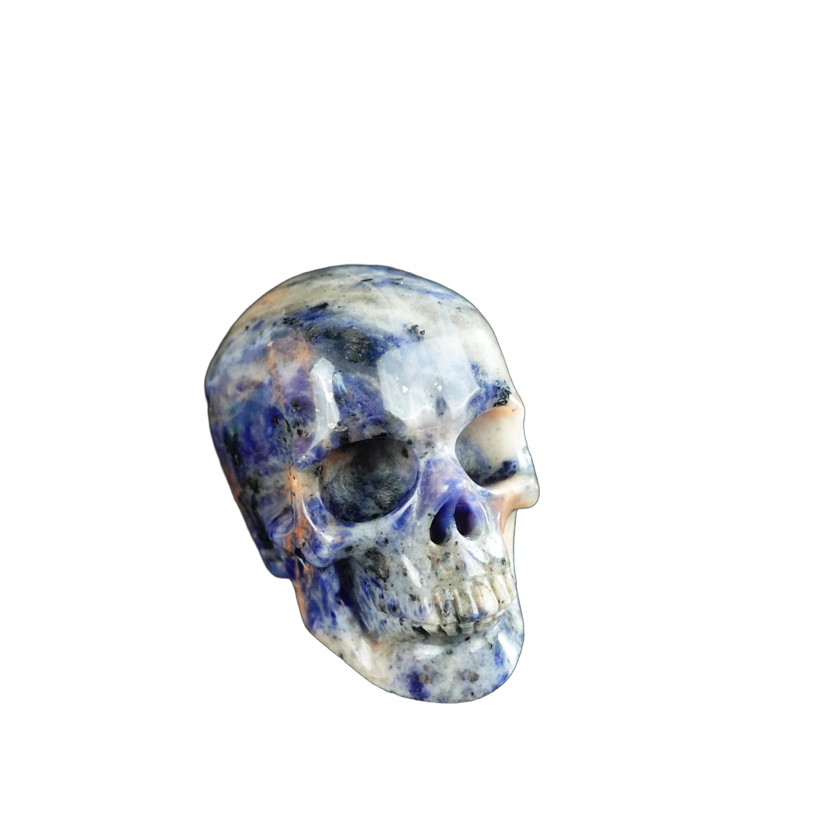 2.2" Sodalite Crystal Skull Carving - Unique Piece #SL12