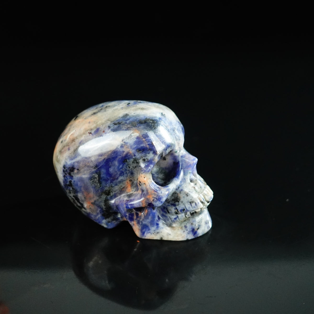 2.2" Sodalite Crystal Skull Carving - Unique Piece #SL12