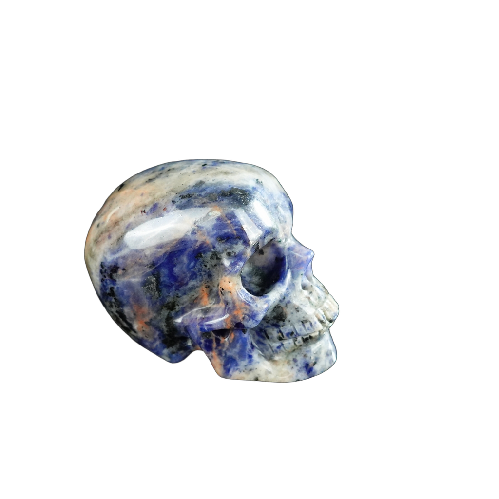 2.2" Sodalite Crystal Skull Carving - Unique Piece #SL12