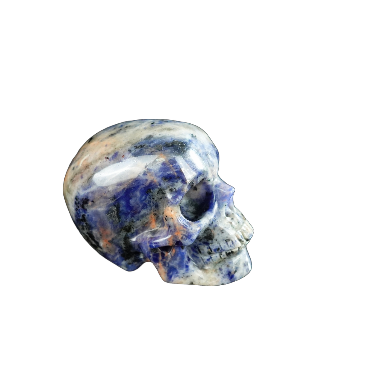 2.2" Sodalite Crystal Skull Carving - Unique Piece #SL12