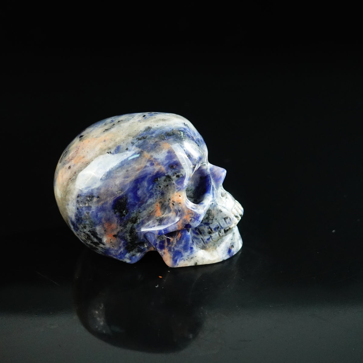 2.2" Sodalite Crystal Skull Carving - Unique Piece #SL12