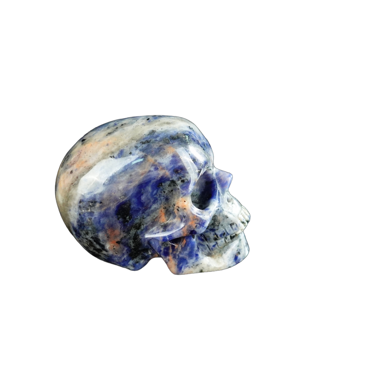 2.2" Sodalite Crystal Skull Carving - Unique Piece #SL12