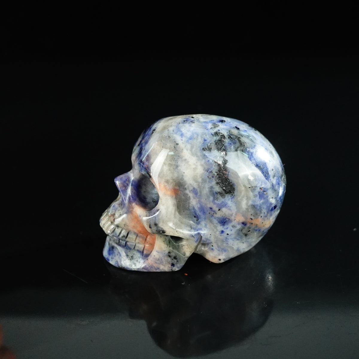 2.2" Sodalite Crystal Skull Carving - Unique Piece #SL12