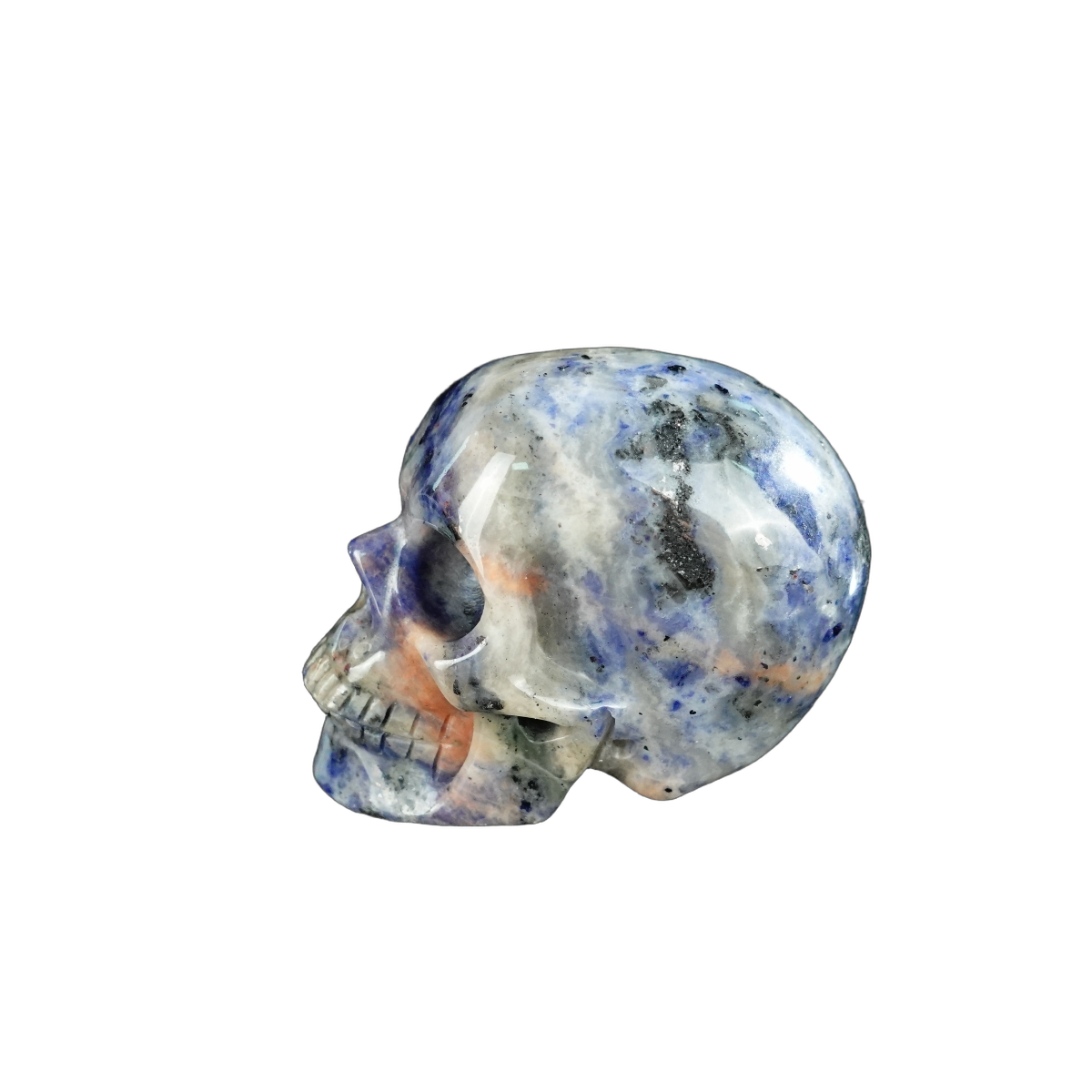 2.2" Sodalite Crystal Skull Carving - Unique Piece #SL12
