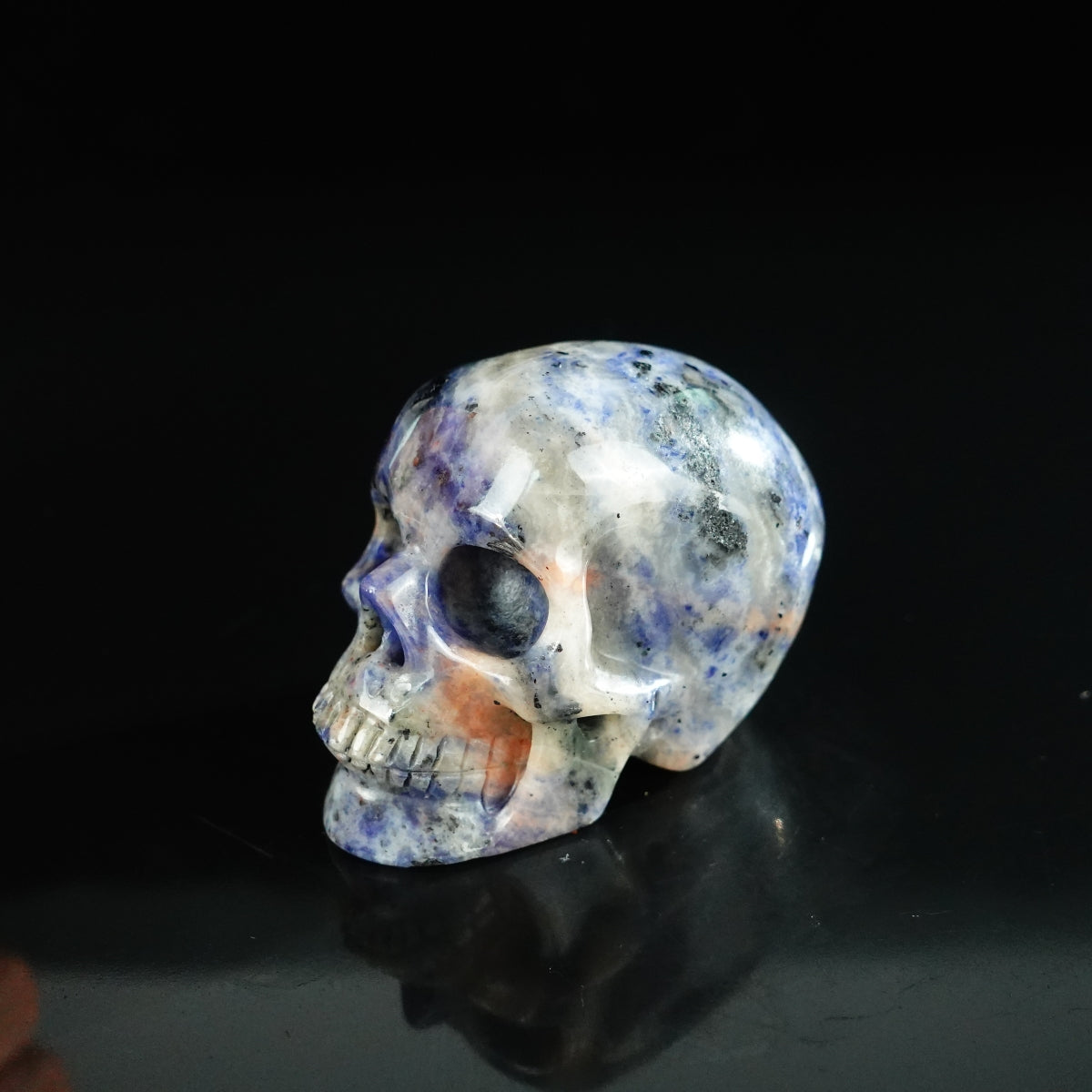 2.2" Sodalite Crystal Skull Carving - Unique Piece #SL12