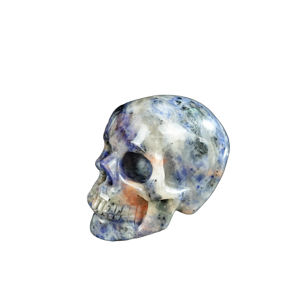 2.2" Sodalite Crystal Skull Carving - Unique Piece #SL12