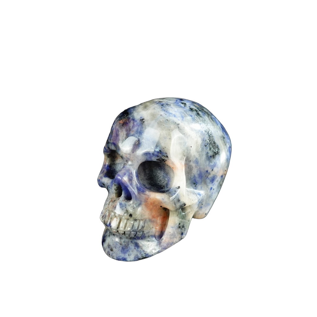 2.2" Sodalite Crystal Skull Carving - Unique Piece #SL12